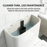 2PCS Hanging Toilet Cleaning Basket: No Drilling Required, Easy Installation, Automatic Cleaning with Every Flush, Long-Lasting Stain Removal, Deodorizing, and Fresh Fragrance/black