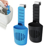 2PCS Hanging Toilet Cleaning Basket: No Drilling Required, Easy Installation, Automatic Cleaning with Every Flush, Long-Lasting Stain Removal, Deodorizing, and Fresh Fragrance/black