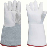 Thermal Leather Freezer Work Gloves – Thinsulate Lined, Kevlar Reinforced Cold Store & Outdoor Winter Safety Gloves(31cm/12.2in)