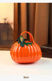 New PU 3D Pumpkin Bag, Rustic Handheld Crossbody Autumn Daily Bag