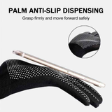 10 pairs Nylon Dot Grip Work Gloves – 13-Gauge PVC Dots Safety Gloves for Construction, Electrical & Handling, Breathable Knit, Non-Slip(black)