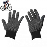 10 pairs Nylon Dot Grip Work Gloves – 13-Gauge PVC Dots Safety Gloves for Construction, Electrical & Handling, Breathable Knit, Non-Slip(black)