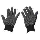 10 pairs Nylon Dot Grip Work Gloves – 13-Gauge PVC Dots Safety Gloves for Construction, Electrical & Handling, Breathable Knit, Non-Slip(black)