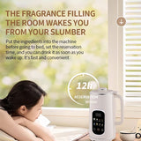 Blender & Soy Milk Maker: Dry Bean Direct Grinding No Soak, 800W High-Temp Boiling, 12 Functions + 12H Reservation, Silent Operation, 1.2L Large Capacity — Fresh & Convenient All Day