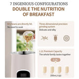 Blender & Soy Milk Maker: Dry Bean Direct Grinding No Soak, 800W High-Temp Boiling, 12 Functions + 12H Reservation, Silent Operation, 1.2L Large Capacity — Fresh & Convenient All Day