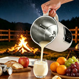 Blender & Soy Milk Maker: Dry Bean Direct Grinding No Soak, 800W High-Temp Boiling, 12 Functions + 12H Reservation, Silent Operation, 1.2L Large Capacity — Fresh & Convenient All Day