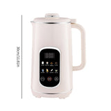 Blender & Soy Milk Maker: Dry Bean Direct Grinding No Soak, 800W High-Temp Boiling, 12 Functions + 12H Reservation, Silent Operation, 1.2L Large Capacity — Fresh & Convenient All Day