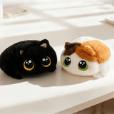 Adorable Big-Eyed Cat Plush Toy – Soft, Fluffy, Palm-Sized, Perfect for Playtime Cuddles and Soothing Companionship. (Calico Cat)
