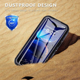 iPhone 16 Pro  Waterproof Phone Case IP68 Drop Protection Snow Dust Resistant with Lanyard for Swimming Skiing Off Road Adventures(black)