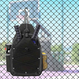 Features a dedicated paddle sleeve and a spacious main storage compartment for clothes, shoes, or gear.BLACK