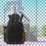 Features a dedicated paddle sleeve and a spacious main storage compartment for clothes, shoes, or gear.GREY