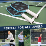 1PCS T700 PRO Carbon Fiber Pickleball Paddle: 8.0oz Lightweight Wide Body Control Paddle for Beginners & Seniors(YELLOW)