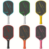 1PCS T700 PRO Carbon Fiber Pickleball Paddle: 8.0oz Lightweight Wide Body Control Paddle for Beginners & Seniors(YELLOW)