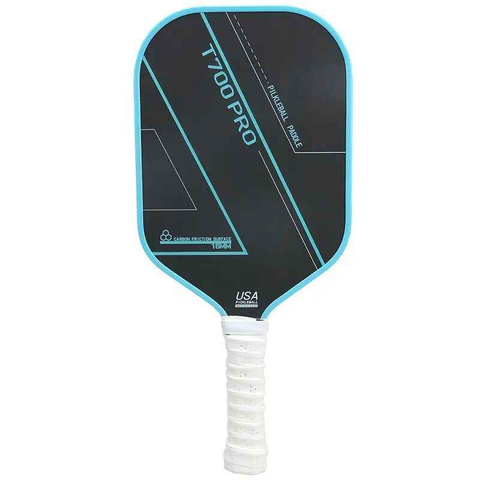 1PCS T700 PRO Carbon Fiber Pickleball Paddle: 8.0oz Lightweight Wide Body Control Paddle for Beginners & Seniors(BLUE)