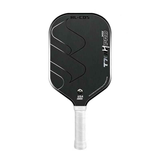 T700 Carbon Fiber Pickleball Paddle 16mm Core Lightweight Single Paddle with Polymer Honeycomb Core（Black grey）