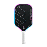 T700 Carbon Fiber Pickleball Paddle 16mm Core Lightweight Single Paddle with Polymer Honeycomb Core(BLACK+RED)