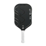 T700 Carbon Fiber Pickleball Paddle 16mm Core Lightweight Single Paddle with Polymer Honeycomb Core（bluish violet）