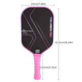 T700 Carbon Fiber Pickleball Paddle Set (2 Pack): 8.0oz Lightweight Widebody Design, Ideal for Beginners & Seniors（BLUE)
