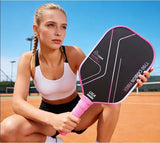 T700 Carbon Fiber Pickleball Paddle Set (2 Pack): 8.0oz Lightweight Widebody Design, Ideal for Beginners & Seniors（RED)