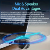 Cyberpunk Mini Type-C Speaker & Microphone – Plug & Play, No Charging Needed, the Eye of Sound in Your Pocket.