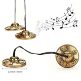 Mindfulness Chakra Healing Choice: Nepalese Handmade Brass Singing Bowl Bell, Ancient Casting with Ethereal Resonance, the Soul Companion for Yoga, Spiritual Practice, and Relaxation/Shuanglong jingle bell In Australia - Darrahopens