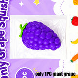 Giant Grape Squishy Toy | Soft TPR Slow Rebound, 16cm Realistic Bumps, Stress Relief & Portable, Must-Have Decompression Toy In Australia - Darrahopens