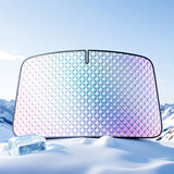 Car Sunshade: Laser Reflective Coating for Scientific Sun Protection, Dual-Layer Heat Insulation with Seamless Fit, Quick Cooling After Sun Exposure, Protects Interior from Aging.