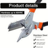 Multi-Angle Cutting Shear, Woodworking Precision Tool, 135-Degree Adjustable, Imported Steel, DIY & Trim Finishing Tool