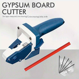 Professional Gypsum Board Cutter Kit with 5m Tape Measure & 5 Spare Blades Aluminum TPR Handle for Dust Free Drywall Foam KT Board Cutting Includes Pencil Ideal for DIY & Professional Use
