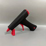 Cordless Rechargeable Hot Glue Gun – 2600mAh Battery, Voice Prompts, 3-Minute Fast Heat, Perfect Tool for Crafts & Repairs. (BLACK) In Australia - Darrahopens
