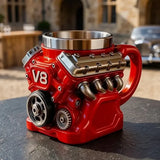 V8 Engine Mug: A must-have for car enthusiasts. Hold the engine in your hand, sip with speed and passion.