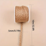 2PCS Natural Jute Rope 5mm*10m, Eco-friendly & Durable, Essential for DIY & Home Decor In Australia - Darrahopens