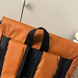 Lightweight Flap Backpack | 0.6kg Weight Reduction, 42L Large Capacity, Outdoor Mountain Style Meets Commuter Versatility(BLACK)
