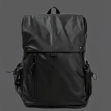 Lightweight Flap Backpack | 0.6kg Weight Reduction, 42L Large Capacity, Outdoor Mountain Style Meets Commuter Versatility(khaki)