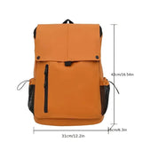 Lightweight Flap Backpack | 0.6kg Weight Reduction, 42L Large Capacity, Outdoor Mountain Style Meets Commuter Versatility(GREEN)