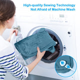 Dark grey This multifunctional electric heating pad: 6 temperature levels, 4 timer settings, magnetic interface, portable, machine washable, perfect for home relaxation and a warm gift.