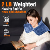 Silver gray This multifunctional electric heating pad: 6 temperature levels, 4 timer settings, magnetic interface, portable, machine washable, perfect for home relaxation and a warm gift.