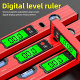 400mm Digital Level with Backlit LCD Display, Strong Magnetic Base, and Heavy-Duty Aluminum Alloy Material