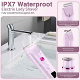 Women's Electric Dual Head Hair Remover – Double Ring Blade for Efficient Hair Removal, Fine Trimming Blade for Detailed Grooming, IPX7 Full Body Waterproof, Safe and Painless（pink)