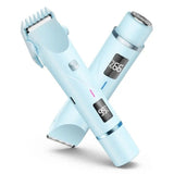 Women's Electric Dual Head Hair Remover – Double Ring Blade for Efficient Hair Removal, Fine Trimming Blade for Detailed Grooming, IPX7 Full Body Waterproof, Safe and Painless(purple)