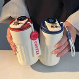 Smart Temp-Display Tumbler: 15.5oz Large Capacity, See the Temp, Enjoy Hot/Cold Freely – Just Right Every Sip./RED In Australia - Darrahopens