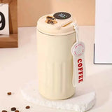 Smart Temp-Display Tumbler: 15.5oz Large Capacity, See the Temp, Enjoy Hot/Cold Freely – Just Right Every Sip/(WHITE) In Australia - Darrahopens