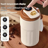 Smart Temp-Display Tumbler: 15.5oz Large Capacity, See the Temp, Enjoy Hot/Cold Freely – Just Right Every Sip/(WHITE) In Australia - Darrahopens