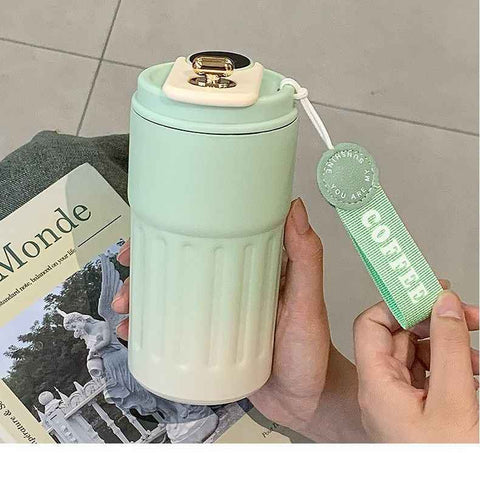 Smart Temp-Display Tumbler: 15.5oz Large Capacity, See the Temp, Enjoy Hot/Cold Freely – Just Right Every Sip/(Gradient green) In Australia - Darrahopens