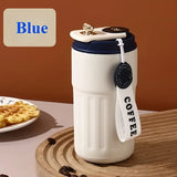 Smart Temp-Display Tumbler: 15.5oz Large Capacity, See the Temp, Enjoy Hot/Cold Freely – Just Right Every Sip/(Gradient green)