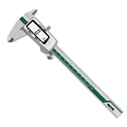 Stainless Steel Digital Caliper 150mm 6 Inch LCD Three Mode Metric Imperial Fractional One Touch Switch with Protective Case for Machinery DIY Precise Measurement