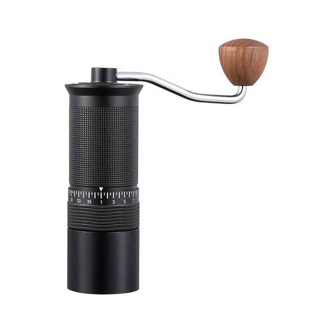1-Pack, Manual Coffee Grinder, Hand Coffee Grinder with Built-in Digital Adjustable Setting, Black, Stainless Steel Conical Burr, Coffee Bean Grinder