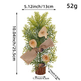 25cm Pine Needle Style Desktop Mini Christmas Tree, Christmas Window Potted Decoration In Australia - Darrahopens