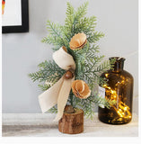 25cm Pine Needle Style Desktop Mini Christmas Tree, Christmas Window Potted Decoration In Australia - Darrahopens
