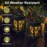 Solar Copper Wire Light: Auto Light Control, No Electricity Bill, 30 LEDs Illuminate Your Garden Night Sky./Four-color 30 beads